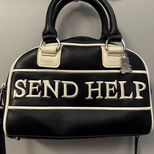 Teddy Fresh Send Help Bowler Bag Purse